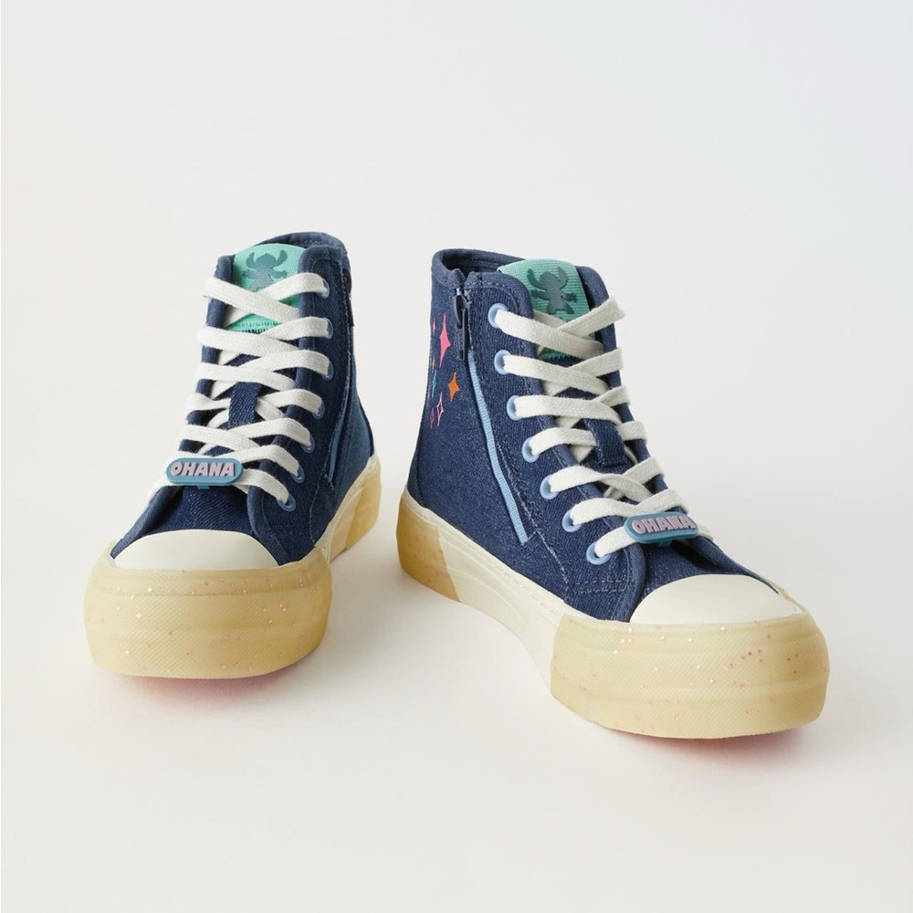 BNWT Zara Kids - LILO & STITCH @ DISNEY HIGH-TOP SNEAKERS